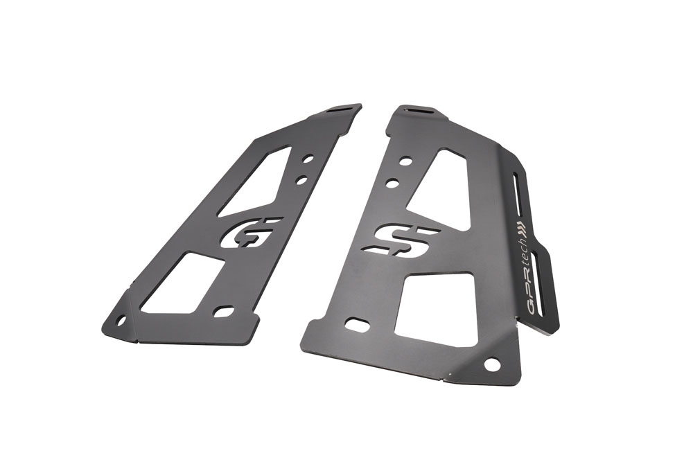 Top case en aluminium, couleur argent avec plaque spécifique incluse Top-case GPR TECH compatible avec  Bmw R 1250 Gs 2021/2024 e5