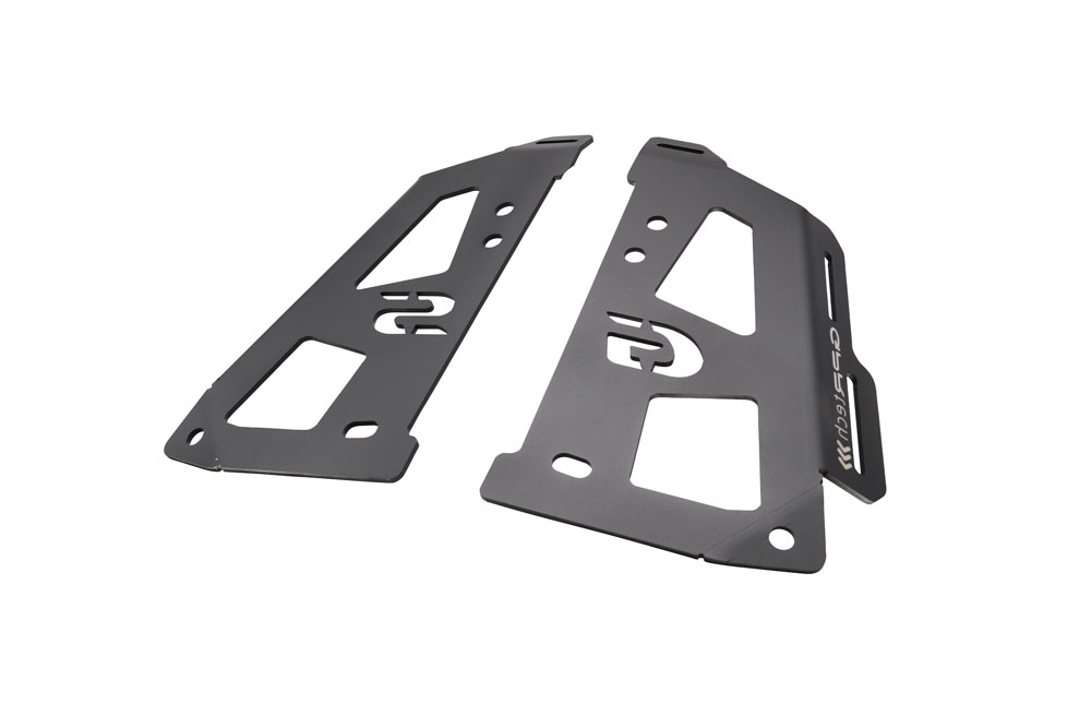 Top case en aluminium, couleur argent avec plaque spécifique incluse Top-case GPR TECH compatible avec  Bmw R 1250 Gs 2021/2024 e5