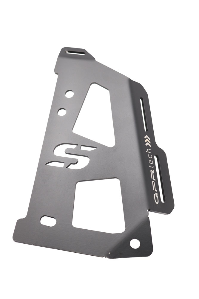 Top case en aluminium, couleur argent avec plaque spécifique incluse Top-case GPR TECH compatible avec  Bmw R 1250 Gs 2021/2024 e5