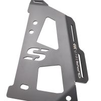 Top case en aluminium, couleur argent avec plaque spécifique incluse Top-case GPR TECH compatible avec  Bmw R 1250 Gs 2021/2024 e5