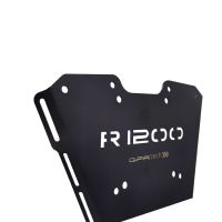 Top case en aluminium, couleur argent avec plaque spécifique incluse Top-case GPR TECH compatible avec  Bmw R 1250 R - Rs 2021/2024 e5