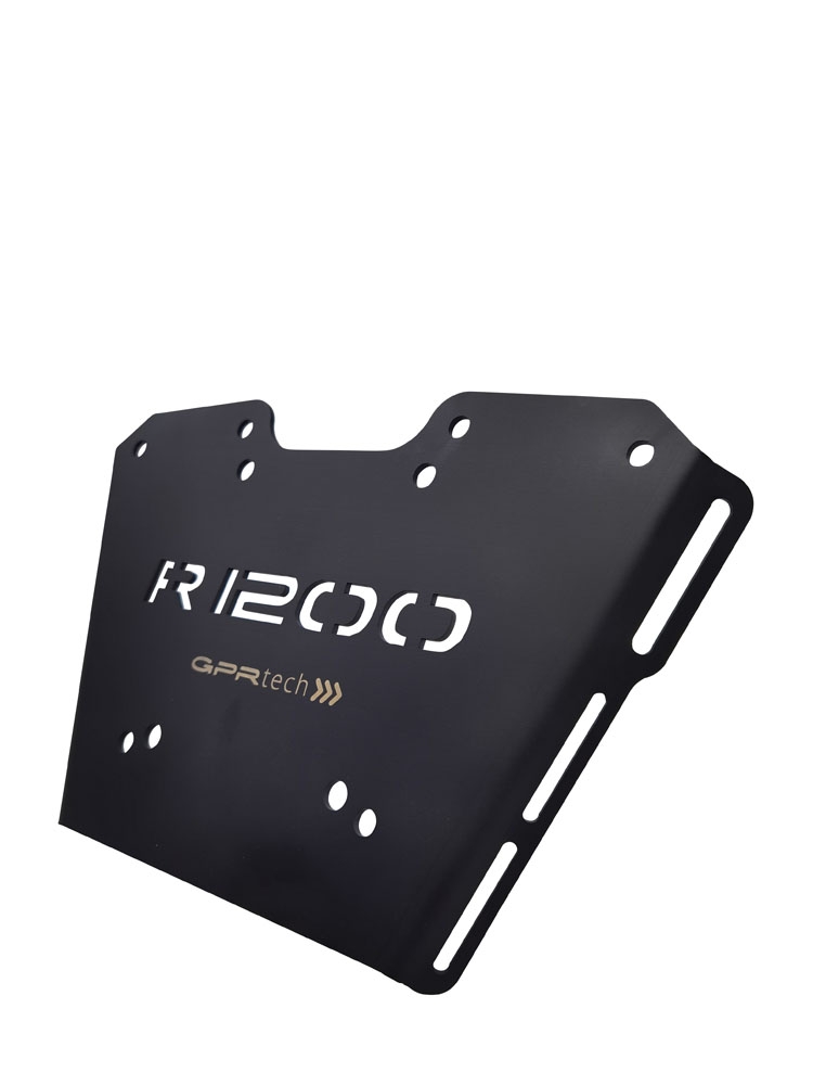 Top case en aluminium, couleur argent avec plaque spécifique incluse Top-case GPR TECH compatible avec  Bmw R 1250 R - Rs 2021/2024 e5