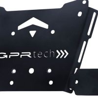 Top case en aluminium, couleur argent avec plaque spécifique incluse Top-case GPR TECH compatible avec  Bmw R 1200 Rt Lc 2017/2019 e4