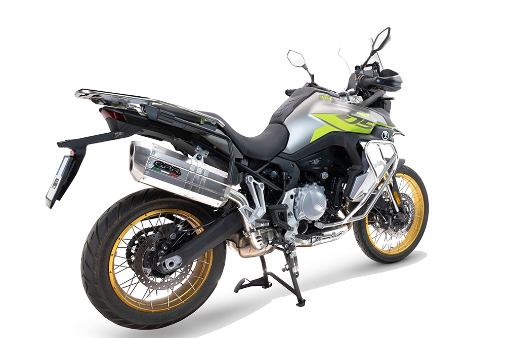 Pot echappement compatible avec Voge 900DSX 2024-2025, Hyper Sonic Titanium, Échappement légal, homologué,silencieux avec db killer amovible et tuyau de liaison spécifique 