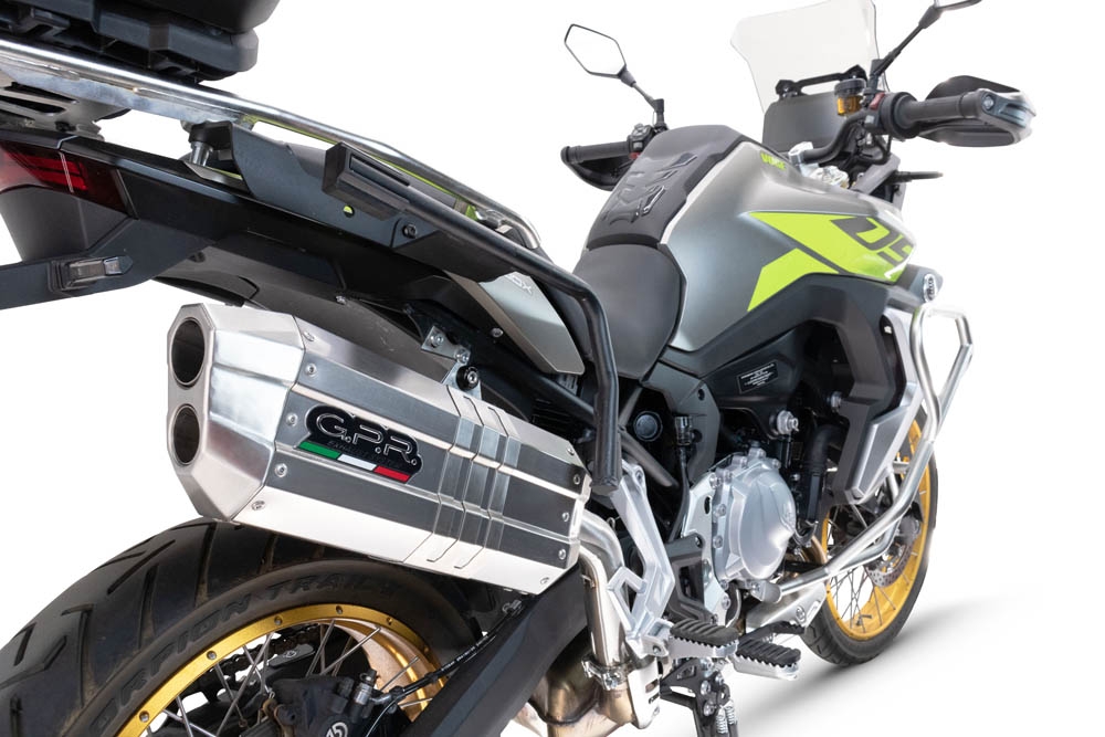 Pot echappement compatible avec Voge 900DSX 2024-2025, Hyper Sonic Titanium, Échappement légal, homologué,silencieux avec db killer amovible et tuyau de liaison spécifique 