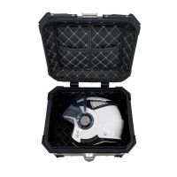 Top case en aluminium, couleur argent avec plaque spécifique incluse Top-case GPR TECH compatible avec  Bmw G 310 Gs 2017/2021 e4