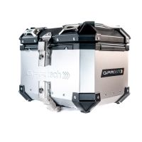GPR TECH TOP CASE ALPI-TECH 26 LT. ARGENT Top case en aluminium, avec Dossier souple, couleur argent avec plaque universelle incluse Capacité Litres 26