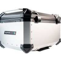 Top case en aluminium, couleur argent avec plaque spécifique incluse Top-case GPR TECH compatible avec  Bmw R 1200 Rt Lc 2017/2019 e4