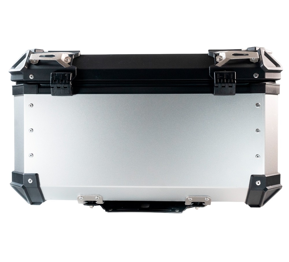 Top case en aluminium, couleur argent avec plaque spécifique incluse Top-case GPR TECH compatible avec  Bmw R 1200 Rt Lc 2017/2019 e4
