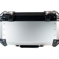 Top case en aluminium, couleur argent avec plaque spécifique incluse Top-case GPR TECH compatible avec  Bmw R 1200 Rt Lc 2017/2019 e4