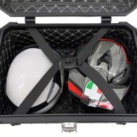 Top case en aluminium, couleur argent avec plaque spécifique incluse Top-case GPR TECH compatible avec  Bmw R 1200 Rt Lc 2017/2019 e4