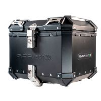 Top case en aluminium, couleur noire avec plaque spécifique incluse Top-case GPR TECH compatible avec  Benelli Trk 251 2019/2023