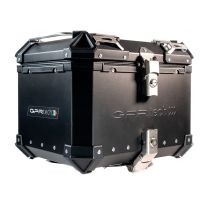Top case en aluminium, couleur noire avec plaque spécifique incluse Top-case GPR TECH compatible avec  Benelli Trk 251 2019/2023