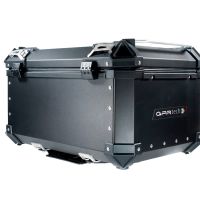 GPR TECH TOP CASE ALPI-TECH 55 LT NOIR Top case en aluminium, avec Dossier souple, couleur noire avec plaque universelle incluse Capacité Litres 55