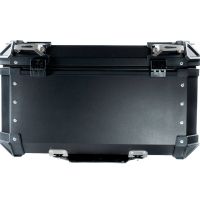 GPR TECH TOP CASE ALPI-TECH 55 LT NOIR Top case en aluminium, avec Dossier souple, couleur noire avec plaque universelle incluse Capacité Litres 55