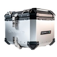 Top case en aluminium, couleur argent avec plaque spécifique incluse Top-case GPR TECH compatible avec  Aprilia Tuareg 660 2021/2024 e5