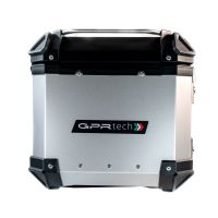 Top case en aluminium, couleur argent avec plaque spécifique incluse Top-case GPR TECH compatible avec  Benelli Trk 502 X 2021/2024 e5
