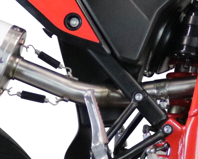 Pot echappement compatible avec Beta RR 125 4T Enduro 2021-2024, Albus Evo4, Pot Échappement slip-on homologué, légal, avec db killer amovible, tuyau de liaison et catalyseur 
