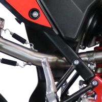 Pot echappement compatible avec Beta RR 125 4T Enduro 2021-2024, Albus Evo4, Pot Échappement slip-on homologué, légal, avec db killer amovible, tuyau de liaison et catalyseur 