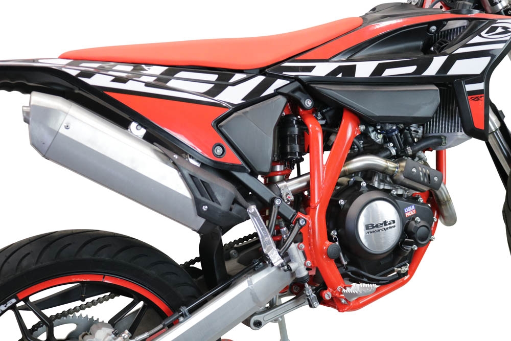 Pot echappement compatible avec Beta RR 125 4T Enduro 2021-2024, Decatalizzatore, Suppresseur de cataliseu, décatalyseurr, article sans homologation 