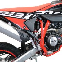 Pot echappement compatible avec Beta RR 125 4T Enduro 2021-2024, Decatalizzatore, Suppresseur de cataliseu, décatalyseurr, article sans homologation 