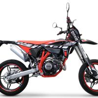 Pot echappement compatible avec Beta RR 125 4T Enduro 2021-2024, Decatalizzatore, Suppresseur de cataliseu, décatalyseurr, article sans homologation 