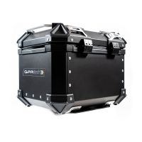 GPR TECH TOP CASE ALPI-TECH 26 LT. NOIR Top case en aluminium, avec Dossier souple, couleur noire avec plaque universelle incluse Capacité Litres 26