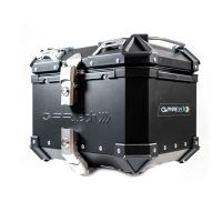 GPR TECH TOP CASE ALPI-TECH 26 LT. NOIR Top case en aluminium, avec Dossier souple, couleur noire avec plaque universelle incluse Capacité Litres 26