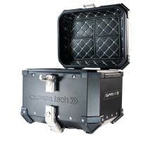 GPR TECH TOP CASE ALPI-TECH 26 LT. NOIR Top case en aluminium, avec Dossier souple, couleur noire avec plaque universelle incluse Capacité Litres 26