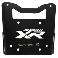 Top case en aluminium, couleur argent e avec plaque spécifique incluse, compatible uniquement avec le porte-bagages d'origine BMW, si la moto n'en possède pas, il ne peut pas être installé. Top-case GPR TECH compatible avec  Bmw S 1000 XR - M 2020/2024 e5