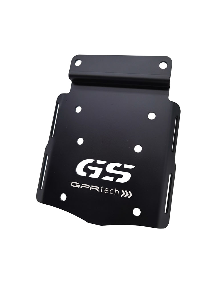 Top case en aluminium, couleur argent avec plaque spécifique incluse Top-case GPR TECH compatible avec  Bmw F 700 Gs 2011/2015