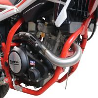Pot echappement compatible avec Beta RR 125 4T Enduro 2019-2020, Decatalizzatore, Suppresseur de cataliseu, décatalyseurr, article sans homologation 