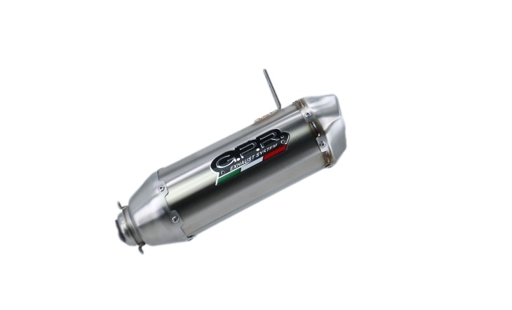 Pot echappement compatible avec Can Am Outlander 1000 V-Twin passo corto short chassis 2010-2023, PENTACROSS INOX, Échappement légal, homologué,silencieux avec db killer amovible et tuyau de liaison spécifique 