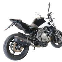 Pot echappement compatible avec Cf Moto 650 Nk 2021-2024, Furore Evo4 Nero, Échappement légal, homologué,silencieux avec catalyseur, db killer amovible et tuyau de liaison spécifique 