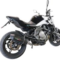 Pot echappement compatible avec Cf Moto 650 Mt 2019-2020, Furore Evo4 Poppy, Échappement légal, homologué,silencieux avec catalyseur, db killer amovible et tuyau de liaison spécifique 