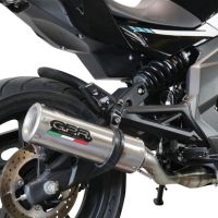 Pot echappement compatible avec Cf Moto 650 Mt 2021-2024, M3 Inox , Échappement légal, homologué,silencieux avec catalyseur, db killer amovible et tuyau de liaison spécifique 