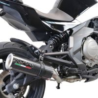 Pot echappement compatible avec Cf Moto 650 Mt 2019-2020, M3 Poppy , Échappement légal, homologué,silencieux avec catalyseur, db killer amovible et tuyau de liaison spécifique 