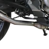 Pot echappement compatible avec Cf Moto 650 Mt 2019-2020, Furore Evo4 Poppy, Échappement légal, homologué,silencieux avec catalyseur, db killer amovible et tuyau de liaison spécifique 