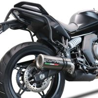 Pot echappement compatible avec Cf Moto 650 Gt 2022-2024, M3 Poppy , Échappement légal, homologué,silencieux avec db killer amovible et tuyau de liaison spécifique 