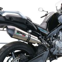 Pot echappement compatible avec Cf Moto 800 Mt Sport 2022-2024, GP Evo4 Titanium, Échappement légal, homologué,silencieux avec db killer amovible et tuyau de liaison spécifique 
