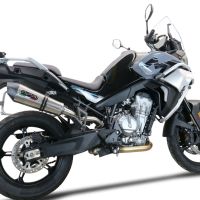Pot echappement compatible avec Cf Moto 800 Mt Sport 2022-2024, GP Evo4 Titanium, Échappement légal, homologué,silencieux avec db killer amovible et tuyau de liaison spécifique 