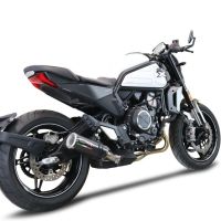 Pot echappement compatible avec Cf Moto 700 CL-X Adv 2022-2024, M3 Poppy , Échappement légal, homologué,silencieux avec db killer amovible et tuyau de liaison spécifique 