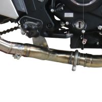 Pot echappement compatible avec Cf Moto 700 CL-X Heritage 2022-2024, Decatalizzatore, Suppresseur de cataliseu, décatalyseurr, article sans homologation 