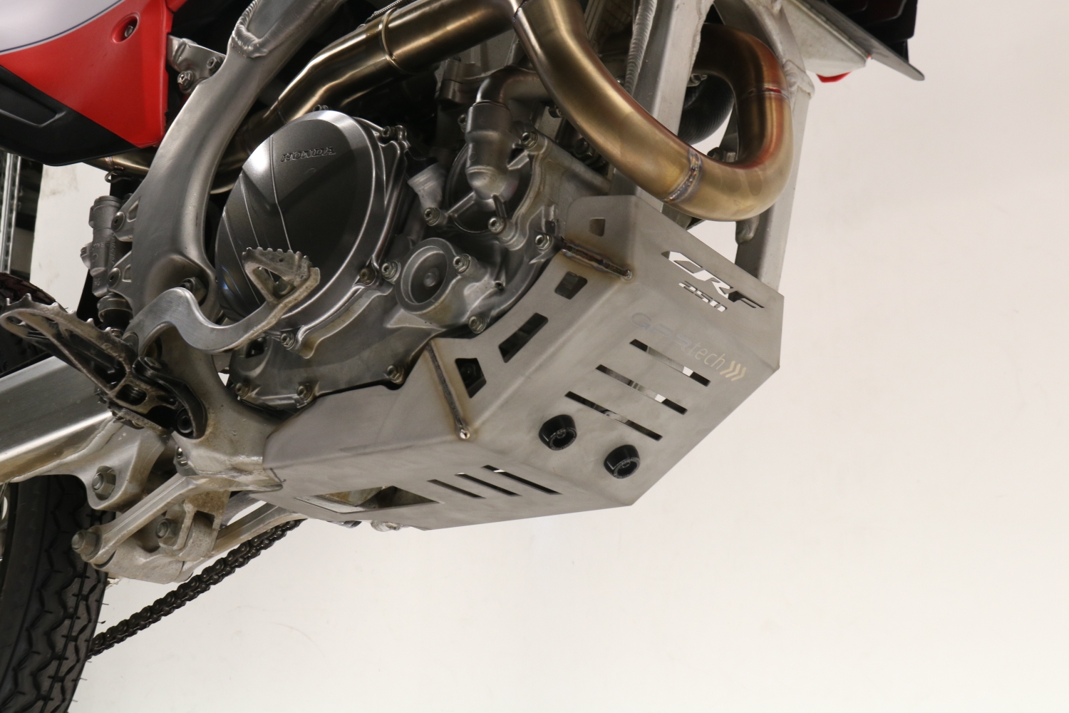 Sabot moteur en titane GPR TECH compatible avec  Honda Crf 250 R/RX 2022/2024