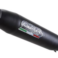 Pot echappement compatible avec Royal Enfield Classic 350 2021-2023, Deeptone Nero, Pot Échappement slip-on homologué, légal, avec db killer amovible, tuyau de liaison et catalyseur 