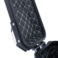 Paire de valises latérales en aluminium avec côté droit profilé, couleur noire avec support de valise spécifique GPR TECH compatible avec  Bmw F 850 Gs 2021/2023 e5
