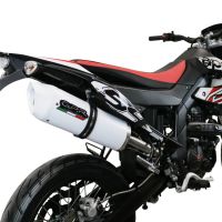 Pot echappement compatible avec Aprilia Rx 125 2021-2024, Albus Evo4, Pot Échappement slip-on homologué, légal, avec db killer amovible, tuyau de liaison et catalyseur 