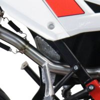 Pot echappement compatible avec Beta RR 125 4T Motard 2019-2020, Furore Evo4 Poppy, Échappement légal, homologué,silencieux avec catalyseur, db killer amovible et tuyau de liaison spécifique 
