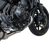 Pot echappement compatible avec Kawasaki Z 650 2017-2020, M3 Poppy , Homologué et légal, système d'échappement complet avec catalyseur et db killer amovible 