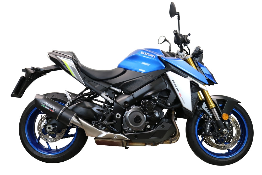 Pot echappement compatible avec Suzuki Gsx-S 1000 GT 2021-2025, Furore Evo4 Poppy, Échappement légal, homologué,silencieux avec db killer amovible et tuyau de liaison spécifique 